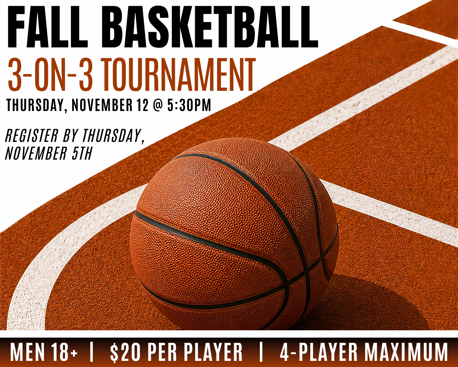 Fall Basketball 3-on-3 Tournament WB